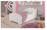 Pat Dormitor XIMENA WHITE Cu Sertar+Saltea 70x140cm