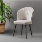  Scaun Bucatarie Si Dining RUBI Crem/Negru x2 Buc