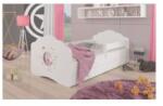  Pat Dormitor Cu Balustrada CASIMO SLEEPING PRINCESS Cu Sertar+Saltea 80x160cm