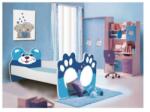  Pat Dormitor BEAR BLUE Cu Saltea 80x160cm