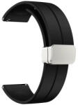 Ricardo Curea din silicon Ricardo 20mm (pentru Amazfit Active 2), negru V1, eliberare rapidă
