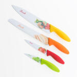 Koopman International Set 4 cutite antiaderente Koopman Fresh Style, otel inoxidabil, multicolor (KO-C80620360)