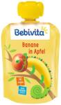 Bebevita Био плодова закуска Bebivita - Ябълка с банан, 90 g (19055)