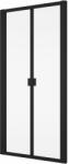 RONAL Usa pliabila dus in nisa din 2 piese, 90 cm, negru mat, Ronal Divera (D22K0900607)
