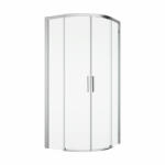 RONAL Cabina dus semirotunda, 80x80 cm, crom, Ronal Divera (D22SRB550805007)