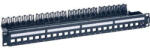Legrand üres keystone patch panel 1U-19" 24xRJ45 port fogadására fém kábeltartóv (632850)