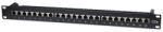 MANHATTAN Patch panel - CAT5e FTP árnyékolt patch panel, 24 portos, 1U, Fekete (513487) - shop