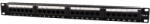Gembird 24 portos Cat. 6 1U 19" RJ45 Patch Panel (NPP-C624CM-001) - shop