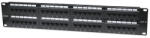 MANHATTAN Patch panel - CAT6 UTP patch panel, 48 portos, 2U, Fekete (560283) - shop