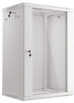 Lanberg 19" fali rack szekrény 18U/600X450 lapraszerelt, szürke V2 (WF01-6418-10S) - shop