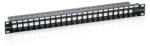 Equip Keystone Patch Panel - 769124 (24 port, Cat6, 1U, árnyékolatlan, fekete) (769224) - shop