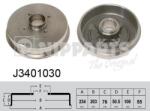 NIPPARTS Tambur frana NIPPARTS J3401030 (J3401030)