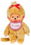Monchhichi Mončiči fată bej cu bavetă roșie 20cm (PR00753652)