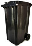 KZIWEB Háztartási kuka 240 L ANTRACITSZÜRKE, kerekes - [TM] : Kuka kialakítása: - Kerekes, Szín: - Sötét szürke, Űrtartalom: - 240 Literes