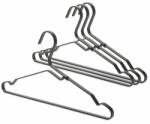 Brabantia Комплект 4 бр закачалки за дрехи Brabantia Linn 1000823, Алуминий, Черен (1000823)