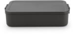 Brabantia Кутия за храна Brabantia Make&Take 1006287, 2 л, Плътно затваряне, Без BPA, Тъмносив (1006287)