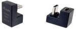 Equip Átalakító - 133476 (USB-C -> USB-C átalakító, apa/anya, fekete) 2db/csomag (133476)