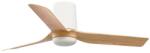 Faro Barcelona Ventilator de tavan FARO 33833WT MINI PUNT TUB S maro/alb d. 90 cm WT + telecomandă (FA33833WT)