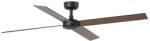 Faro Barcelona Ventilator de tavan FARO 34356 RUDDER L maro/negru d. 132 cm + telecomandă (FA34356)