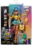 Monster High Papusa cu animal de companie, Monster High, Cleo Refresh, HXH74 Papusa