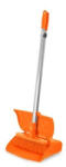 IGEAX élelmiszeripari billenős szemetes lapát és seprű 28cm széles, 80cm nyéllel narancssárga 0, 5 mm (1083O)