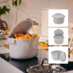 Bokashi Organko Daily Konyhai zöldhulladék, komposzt tároló - szürke (kifutó)