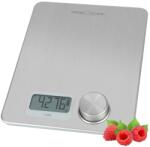 Proficook Cantar de bucatarie ProfiCook(r) fara baterii | Cantar digital de bucatarie cu energie cinetica | Cantar cu domeniu de masurare de 1 g - 5 kg si afisaj mare | cu functie de tara si diverse. Unitati de Cantare de bucatarie