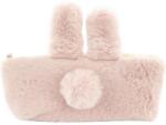 S-Cool Penar etui cu blanita, 21.5x8x4 cm, Motiv iepuras (SC2300/ROZ) Penar