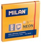 Milan Bloc notes adeziv Milan 85435, 76x76, Portocaliu neon (85435)