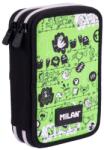 MILAN Penar echipat cu 2 fermoare Milan, Verde/Negru (081264TN2) Penar