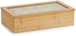 Zeller Present 36×20×9 cm, teafilter tároló, bambusz (25361)