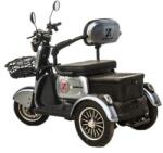 Likebike Zenit 3 Kerekű Elektromos Robogó 60 V 20 Ah 1000 W Ezüst