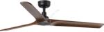 Faro Barcelona Faro 33809wt - таванен вентилатор heywood l дърво/черен пр. 132 см wt + do (fa33809wt)
