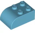 LEGO® 6215c156 - LEGO közepes azúr kocka 2 x 3 méretű íves tetővel (6215c156)