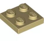 LEGO® 3022c2 - LEGO világos krémszínű (tan) lap 2 x 2 méretű (3022c2)