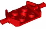 LEGO® 6157c5 - LEGO piros lap 2 x 2 méretű, két kerék rögzítő pinnel - alváz (6157c5)