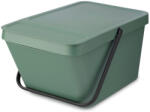 Brabantia Cos depozitare sau reciclare Brabantia Sort&Go 1006309, 20 L, 22, 5x45x28 cm, Stivuibil, Plastic, Verde închis (1006309) Cos de gunoi