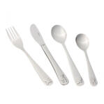 Kinghoff Set de tacamuri pentru copii KIngHoff KH 3586, 4 piese, Lucios, Otel Inoxidabil, Decoratie Animale (KH 3586) Tacam