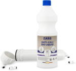 ZASS Pachet Dispozitiv filtru pentru igienizarea si detartrarea dozatoarelor de apa cu sistem de filtrare cu Detartrant si igienizant lichid pentru dozatoare de apa 1 l, ZASS ZWDDD01 si ZDL 03 (ZWDD 01 + Z