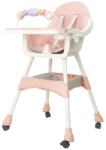 Z-TOOLS Scaun de Masa Copii, Maxim 50 kg, 5-72 Luni, Roz (ZLN-ZTS9142) Scaun de masa bebelusi, inaltator
