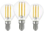EGLO KÉSZLET 3x LED Izzó VINTAGE P45 E14/7W/230V 2700K - Eglo 110303 110303 (EG110303)