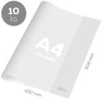 JUNIOR Copertă caiet A4 PVC 432x304 mm, grosime 120 mic / transparentă (pachet de 10 buc)