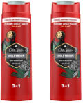 Old Spice WolfThorn 3 az 1-ben tusfürdő és sampon (2x400 ml)