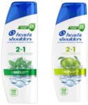 Head & Shoulders Apple Fresh 2az1-ben korpásodás elleni sampon + Head & Shoulders Menthol Fresh 2az1-ben korpásodás elleni sampon csomag