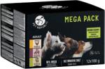 Pet Republic PetRepublic nedves eledel kis fajtájú kutyáknak kutyadarabok finom szószban MIX 3 ízben 2x (12x100g)