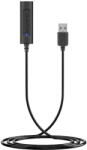 Equip Placa de sunet Adaptor cablu USB-A->1X Negru (245321)