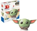 Ravensburger - Puzzle 3D Star Wars The Mandalorian figurina Grogu cu urechi 72 piese (RVS3D11556) - ookee