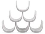 Alessi Suport pentru sticle de vin NOE' 34 cm, alb, plastic, Alessi (ALGIA13W) Suport sticla vin