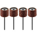 GRAPHITE Csiszolóhüvely 12.7 mm, K60, K80, K120, K240, készlet 100 db + szár 3.2 mm, 2 db (GRAPHITE-55H077)