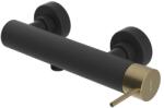 SAPHO Sapho, ULTRAMIX fali zuhanycsaptelep, fekete matt/arany matt, UT011BG (UT011BG)